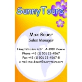 Business Cards portrait format (100 pcs)